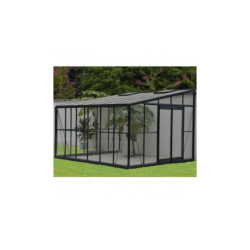 Chalet et Jardin Serre adossée