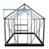 Serre de jardin 3,8 m² en aluminium et verre horticole Popular - Halls