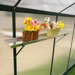 Etagère en acier galvanisé pour serre de jardin