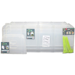 Tunnel de forçage 3 bases soit 1,17m² + 2 embouts + 10 piquets Modul'o 40