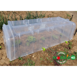 Tunnel de forçage 3 bases soit 1,17m² + 2 embouts + 10 piquets Modul'o 40