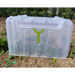 Tunnel de culture 3 bases soit 1,32m² + 2 embouts + 10 piquets Modul'o 60