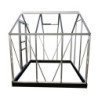 Serre de jardin 3,8m² en polycarbonate 4mm Popular - Halls