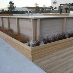 Piscine béton rectangulaire NATURALIS 2 - 6,06x3,24x1,28m