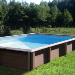 Piscine béton rectangulaire NATURALIS 1 - 4,67x3,24x1,28m