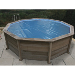 Bâche à bulles pour piscine Naturalis 1 décagonale diam 4,93m