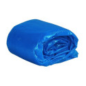 Bâche à bulles isotherme 400 microns pour piscine décagonale Naturalis 3 - Bleu