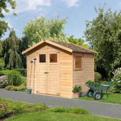 Abri de jardin Dalin 1 de 4,41m² panneaux bois 14mm - Karibu