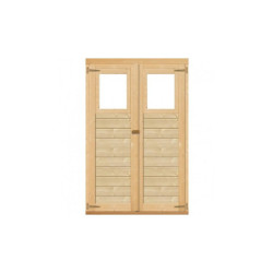 Abri de jardin Tobin 3 de 3,31m² panneaux bois 14mm - Karibu