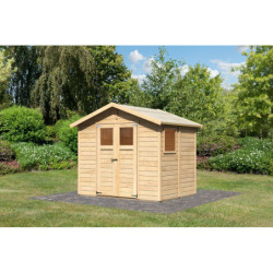 Abri de jardin Tobin 3 de 3,31m² panneaux bois 14mm - Karibu