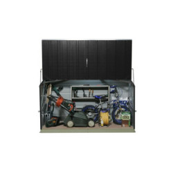 Coffre de rangement en métal Storegard 1500L anthracite 1,74m² TRIMETALS