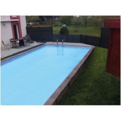 Piscine béton rectangulaire haute NATURALIS 3 - 7,50x3,24x1,40m