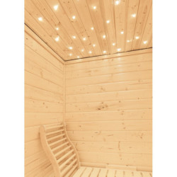 Ciel étoilé blanc ou coloré pour sauna Karibu