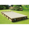 Piscine bois rectangulaire 500x800cm LINEA toute équipée UBBINK