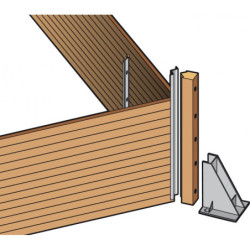 Piscine bois rectangulaire 500x800cm LINEA toute équipée UBBINK