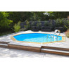 Piscine bois octogonale Diam 510cm OCEA toute équipée UBBIN