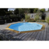 Piscine bois octogonale Diam 510cm OCEA toute équipée UBBIN