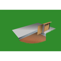 Piscine bois octogonale allongée 400x610cm AZURA toute équipée UBBINK