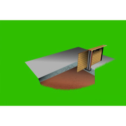 Piscine bois octogonale allongée 400x610cm AZURA toute équipée UBBINK