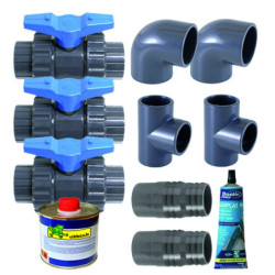 Kit by pass pour pompe à chaleur Ubbink