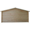 Abri en bois massif 19,82m² PLUS - madriers 28mm Gardy Shelter