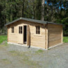 Abri en bois massif 19,8m² PLUS 40mm brut Gardy Shelter
