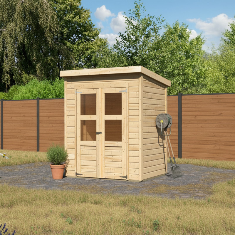Petit abri de jardin en bois 2,2m² Merseburg 2 - Karibu