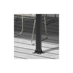 Toit de terrasse 12,83m² sur structure aluminium et couverture en polycarbonate TT 3042 AL