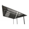 Toit de terrasse 12,83m² sur structure aluminium et couverture en polycarbonate TT 3042 AL