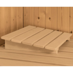 Sauna traditionnel d'angle FIONA 1 - 68mm - 3 à 4 places - KARIBU