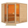 Sauna traditionnel d'angle Sinai 3 - 6 places 38mm KARIBU
