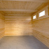 Abri en bois massif 9m² MODERNE - madriers 28mm Gardy Shelter