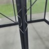 Green Protect Serre de jardin en verre Aluminium et verre trempé Gris 3.5m²