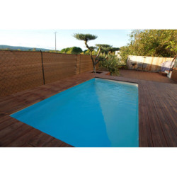 Piscine bois rectangulaire 350x505cm AZURA toute équipée UBBINK	