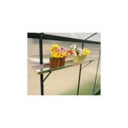 Green Protect Serre de jardin en verre Aluminium et verre trempé Gris 3.5m²