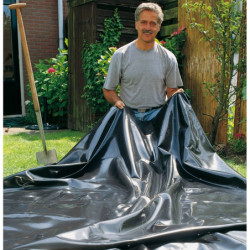 Bâche de bassin pré-découpée  4x4m PVC 0,5mm Ubbink