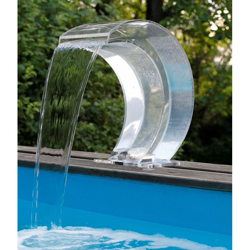 Cascade Mamba acrylique LED pour piscine ou bassin de jardin Ubbink