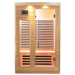 Sauna infrarouge panneaux carbone 2050W 2 places - SNÖ