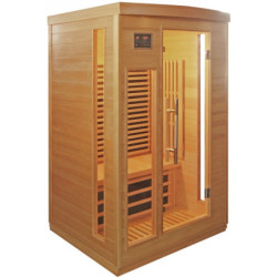 Sauna infrarouge panneaux carbone 2050W 2 places - SNÖ