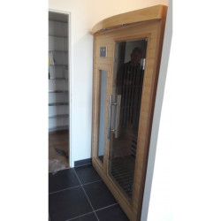 Sauna infrarouge panneaux carbone 2050W 2 places - SNÖ