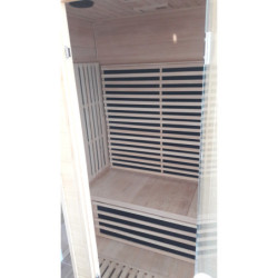 Sauna infrarouge panneaux carbone 2050W 2 places - SNÖ