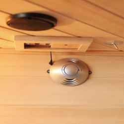 Sauna infrarouge d’angle panneaux carbone 2180W LUXE 2-3 places - SNÖ