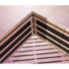 Sauna infrarouge d’angle panneaux carbone 2180W LUXE 2-3 places - SNÖ