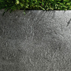 Bac à plantes en fibre de verre Ø 25xH20cm gris Woodley Esteras