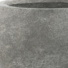 Bac à plantes en fibre de verre Ø 25xH20cm gris Woodley Esteras