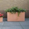 Jardinière en fibre de terre 60x30xH.30cm terracotta