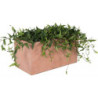 Jardinière en fibre de terre 80x40xH.40cm terracotta