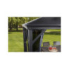 Pergola 3x3m Verona en alu anthracite et polycarbonate 6mm - SOJAG