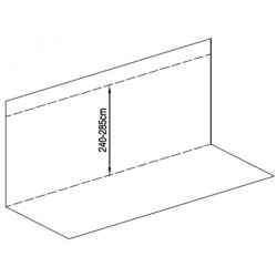 Pergola adossée ajustable - toit de terrasse en alu 3,05x4,36m X-METAL