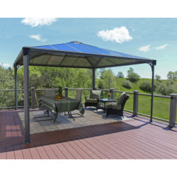 Pergola en aluminium et polycarbonate 429x429cm Palermo™ 4300 - Palram - Canopia